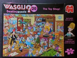 Jumbo Wasgij 1000 Piece Puzzle " The Toy Shop ".