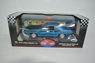 Highway 61 1:18 Dodge Challenger Ta 1970 Rare Car Rare B - 5 Blue Car