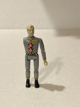 Vince Dummy Figure: Vintage Incredible Crash Dummies By Tyco
