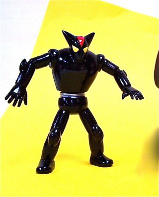 Black Ox Gigantor Tetsujin 28 Gashapon Mini Gumball Figure 3 Inches Rare