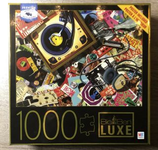 Big Ben Luxe Records 1000 Piece Jigsaw Puzzle | 1960’s