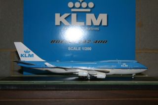 Jc Wings 1:200 Klm Boeing 747 - 400 Ph - Bfu " 95th " (xx2348) Die - Cast Model Plane