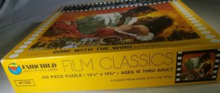 Film Classics Puzzles GONE WITH THE WIND 250 Piece Puzzle 12 1/4 