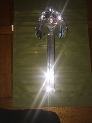 2005 Star Wars Darth Vader Giant Large 12 " Pez Dispenser Silver Metallic 13157