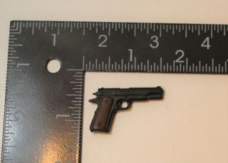 Gi Joe Dragon Ultimate Soldier Black Colt 1911 Pistol 1/6 Scale For 12 " Figures