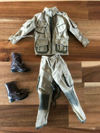 1/6 Wwii U.  S.  Airborne Rare Newline Miniatures M42 Uniform With Corcoran Boots