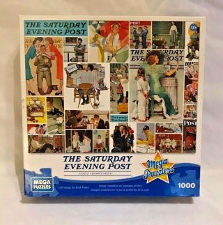 Saturday Evening Post Norman Rockwell 1000 Piece Puzzle