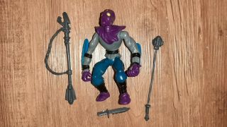 1988 Playmates Tmnt Foot Soldier Action Figure Vintage 80s Almost Complete Good