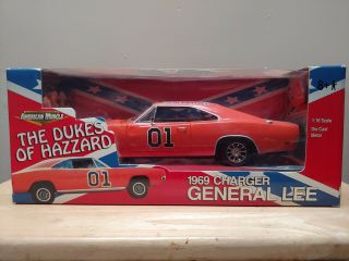 American Muscle General Lee Dukes Of Hazzard 1969 Dodge Charger 1:18