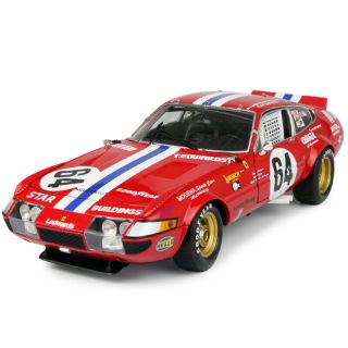 Kyosho 1:18 Scale Ferrari 365gtb/4 1977 Daytona 24h 64 Car Model Diecast