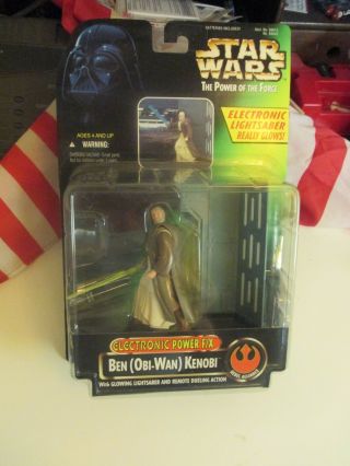 Kenner Star Wars Power Of The Force Ben (obi - Wan) Kenobi Electr Action Figures