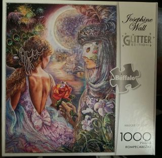 Buffalo Games Josephine Wall Glitter Mask Of Love 1000 Pc Jigsaw Puzzle Fantasy