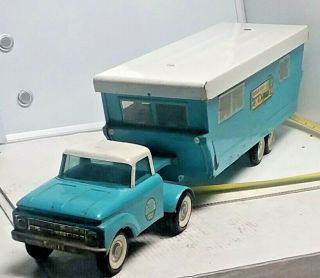 1960s Nylint 6600 / 6601 Mobile Home W/ Furniture