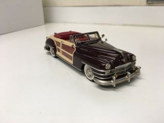1948 Chrysler Town And Country 1/43 Scale White Metal Model By Motor City Usa