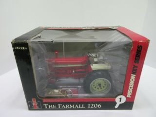 1/16 Ertl Ih Farmall 1206 Precision Key Series 1 Tractor,  Highly Detailed,  Nib