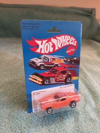 Vintage Hot Wheels Dixie Challenger With Flag 3364 1981 Moc,  Rare