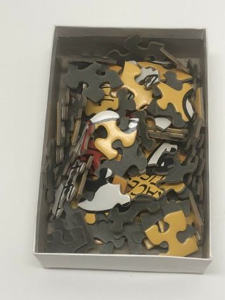 Springbok Vtg MINI 100 Puzzle SNOOPY BRACES make FACES Hallmark USA 2