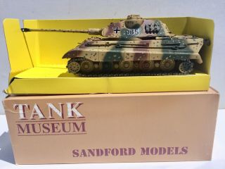 Solido Tank Museum German Ss King Tiger Konigstiger W/ Box Panzer Char 1/50