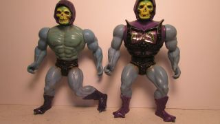 2 Vtg Motu Skeletors Masters Of The Universe Action Figures 1981 Mattel Mexico