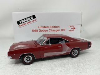 1/24 Danbury 1968 Dodge Charger R/t Red Limited Rare