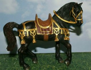 Black Stallion King " S Horse.  From Schleich World Of Knights 2005