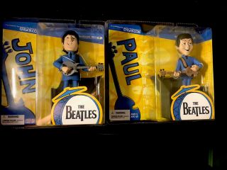 The Beatles Mcfarlane Action Figures,  John Lennon And Paul Mccartney