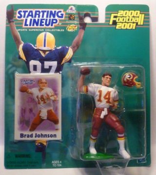 2000 Brad Johnson Starting Lineup - Slu - Sports Figurine - Washington Redskins