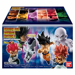 Dragon Ball Adverge Motion 3 Complete Box Set (6 Figures) By Bandai
