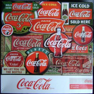 Coke Coca Cola Classic Signs Advertising 2000 Pc Jigsaw Puzzle Huge 34 " X 42 "