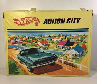 Vintage Hot Wheels Action City Redline Car Playset Very 5158 Mattel