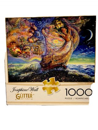 1000 Piece Puzzle Josephine Wall Glitter (ocean Of Dreams) Bought Made Once