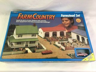 Ertl Farm Country Farmstead Set 4174,  All Parts Still & Box 245 Pc