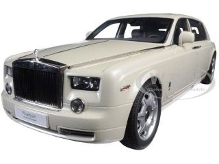 Rolls Royce Phantom Extended Wheelbase Carrera White 1/18 Model Kyosho 08841 Cw