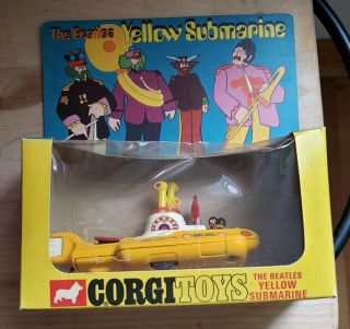 Corgi 803 The Beatles Yellow Submarine 1968 With Box