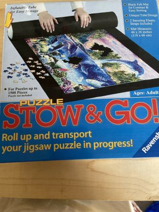 Ravensburger Puzzle Stow & Go Black Puzzle Mat