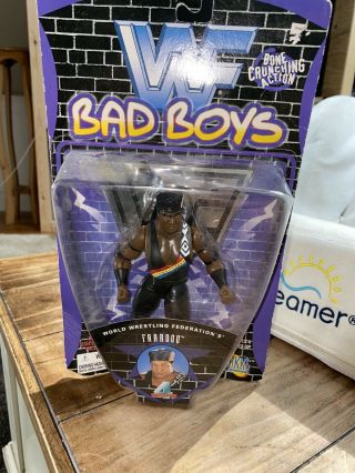 Wwf Bad Boys Series 4 Farrooq (1997) Jakks Pacific Action Figure