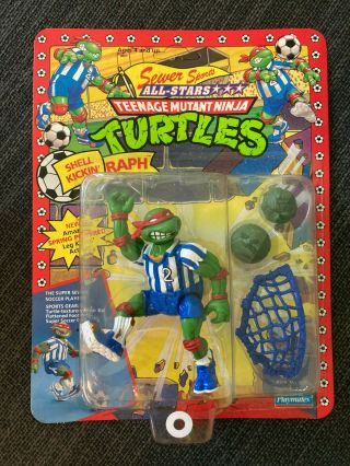 Tmnt Sewer Sports Shell Kickin Raph 1991 Unpunched Ninja Turtles Kickin 