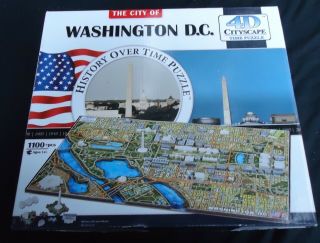 4d Cityscape Time Puzzle The City Of Washington D.  C.  1100,  Piece