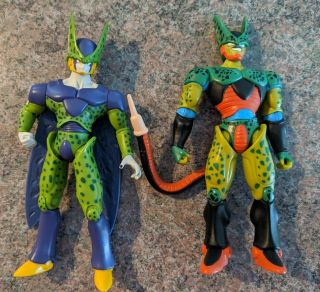Dragon Ball Z Jakks Ultimate Struggles Semi - Perfect Cell (2nd Form) & Perf.  Cell