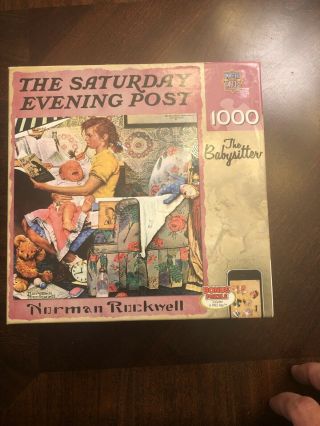 Masterpieces The Saturday Evening Post The Babysitter 1000 Pc Puzzle
