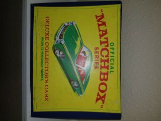 Official Matchbox Series Deluxe Collector’s Case 1968 Fred,  Lesney With 48 Cars
