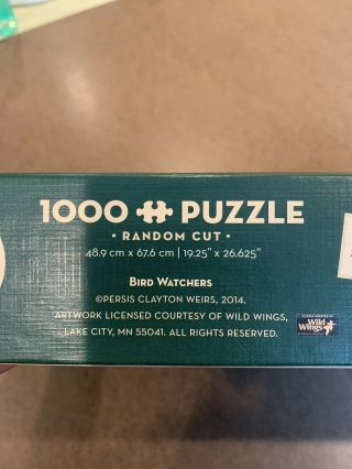 Cobble Hill 1000 Piece Puzzle Bird Watchers 100 Complete 2