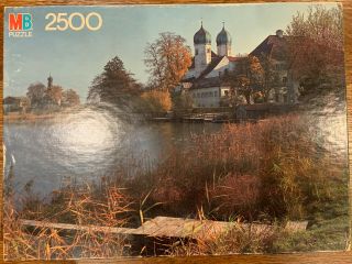 Vintage 2500pc.  Milton Bradley Grand Puzzle Oberbayern,  West Germany