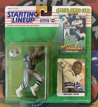Michael Irvin 1993 Dallas Cowboys Starting Lineup Football Action Figure -