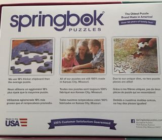 Springbok Puzzles - The Sewing Box - 500 Piece Jigsaw Puzzle Interlocking Large 3