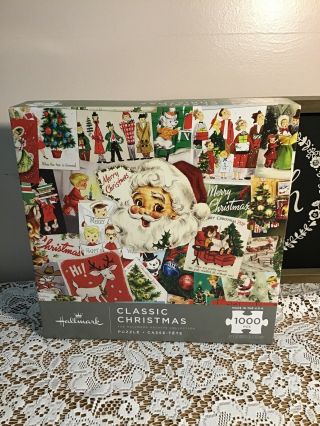 Hallmark Classic Christmas 1000 Piece Jigsaw Puzzle - Never Opened