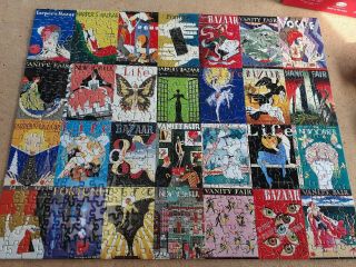 500 - Piece Jigsaw Puzzle Vintage Magazines Re - Marks Harper 