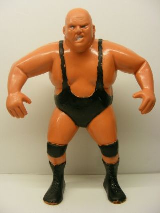 Vntage Wwf Wcw Wwe Wrestler 8in Rubber Figure King Kong Bundy Ljn Titan 1985