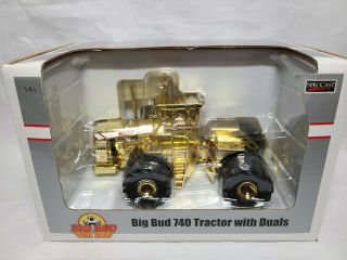 Big Bud 740 Tractor Gold With Duals Signed Speccast Cust1137 1:64 Scale Nib