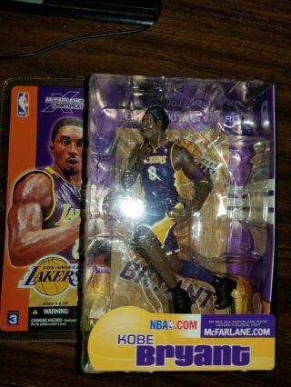 Nba 2003 Mcfarlane Series 3 Los Angeles Lakers Kobe Bryant Hof
